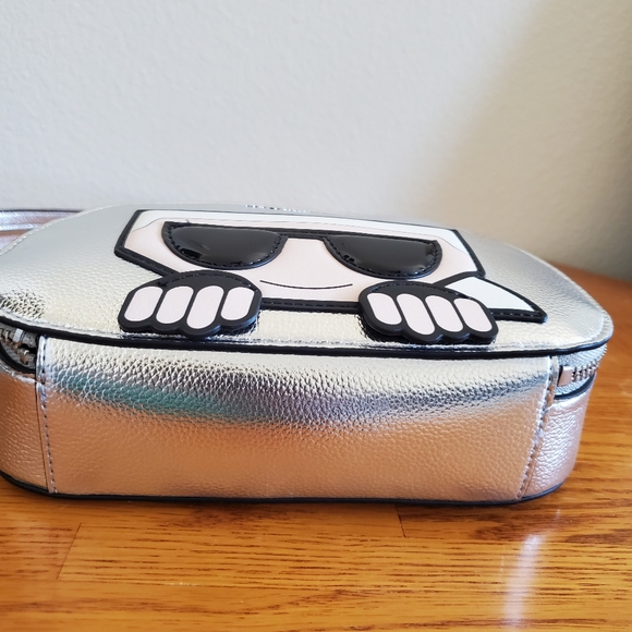 Karl Lagerfeld Silver Crossbody Bag - Picture 8 of 16